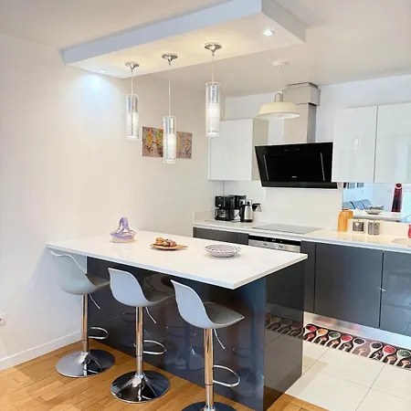 Modern Family 6 Pax - Free Parking - Paris Apartamento